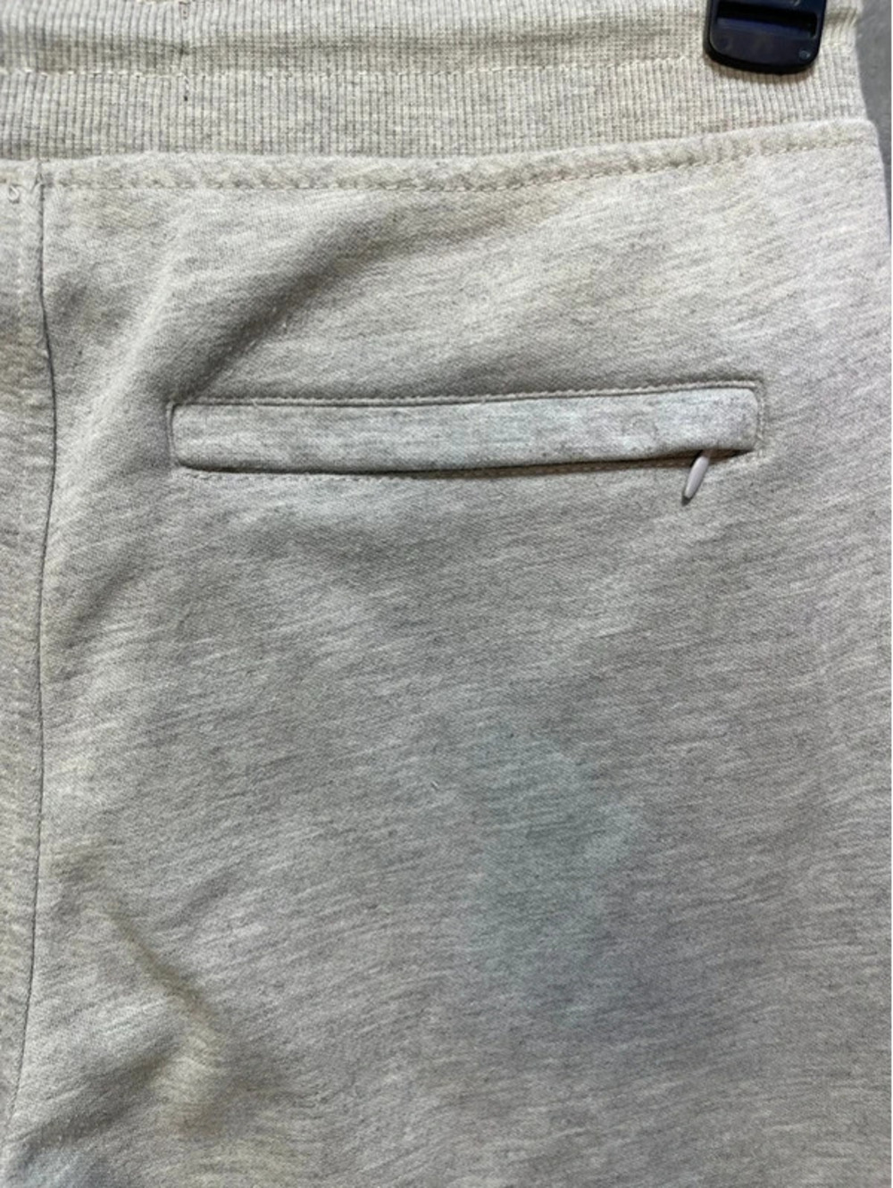 Rebel Minds Mens Fleece Tech Jogger Sweatpants Heather Gray Small Zipper Pockets - Picture 7 of 10